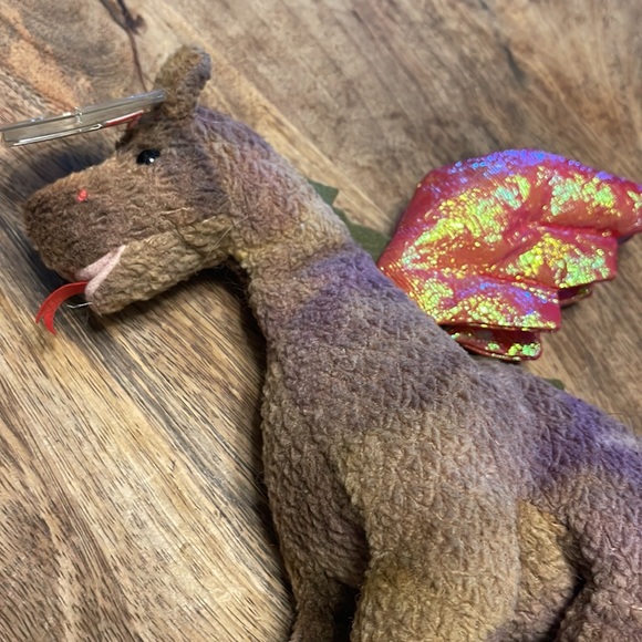 Ty Beanie Baby -1998 “Scorch” the Dragon Vintage NWT!! - Picture 7 of 14